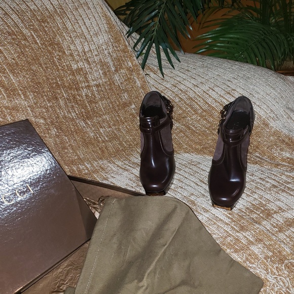 Gucci Brown Booties - Picture 4 of 6